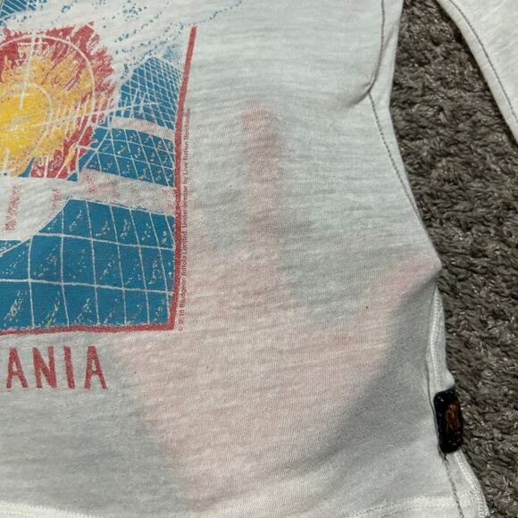 Trunk LTD Def Leppard Shirt Pyromania 1983 Tour Tee Soft Thin Poly Blend Small - Picture 4 of 9